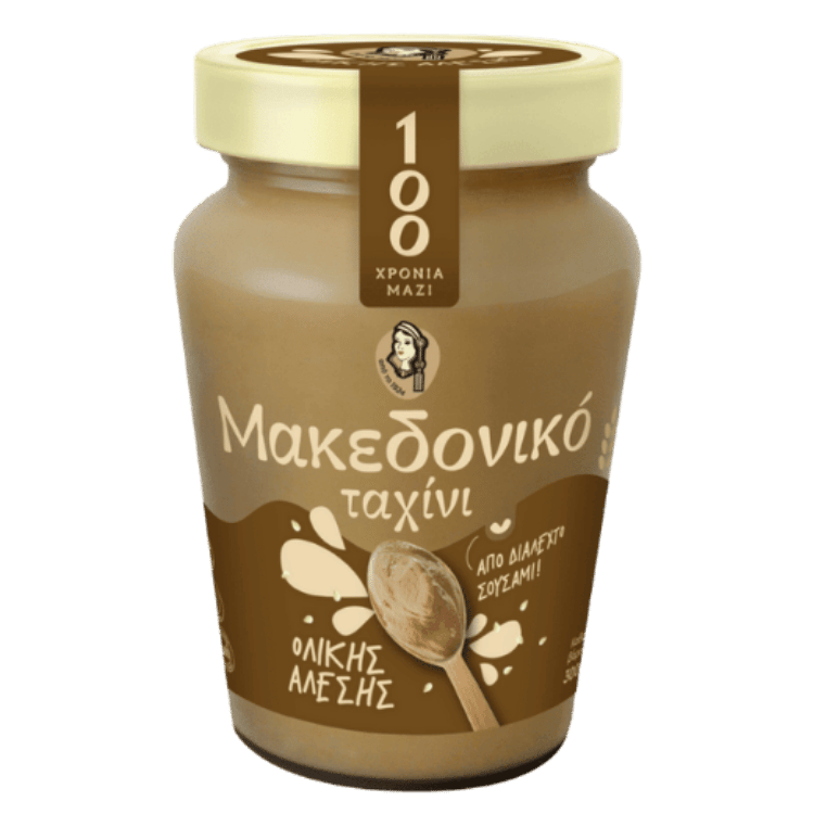 Makedoniko Tahini-Vollkorn (300g) von Haitoglou bei Araxxon  - Hochwertiges griechisches Produkt.   Makedoniko Tahini-Vollkorn (300g) από Haitoglou στο Araxxon  - Αυθεντικό ελληνικό προϊόν.